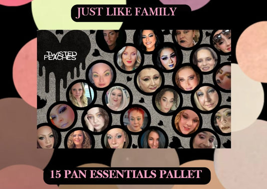 🍑 Just Like Family – 15 Pan Essentials Palette