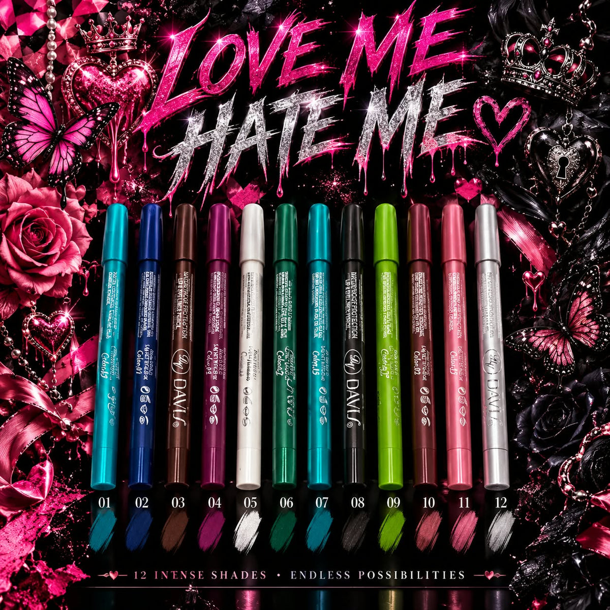 Love Me Hate Me Eye Liners