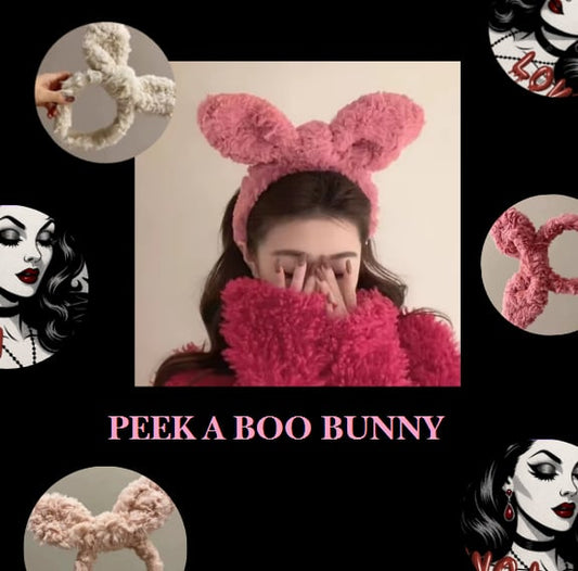 🐰🎀 Peek-A-Boo Bunny Headbands