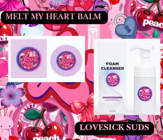 💔 Melt My Heart Balm - 🫧 Love Sick Suds Foam Face Wash