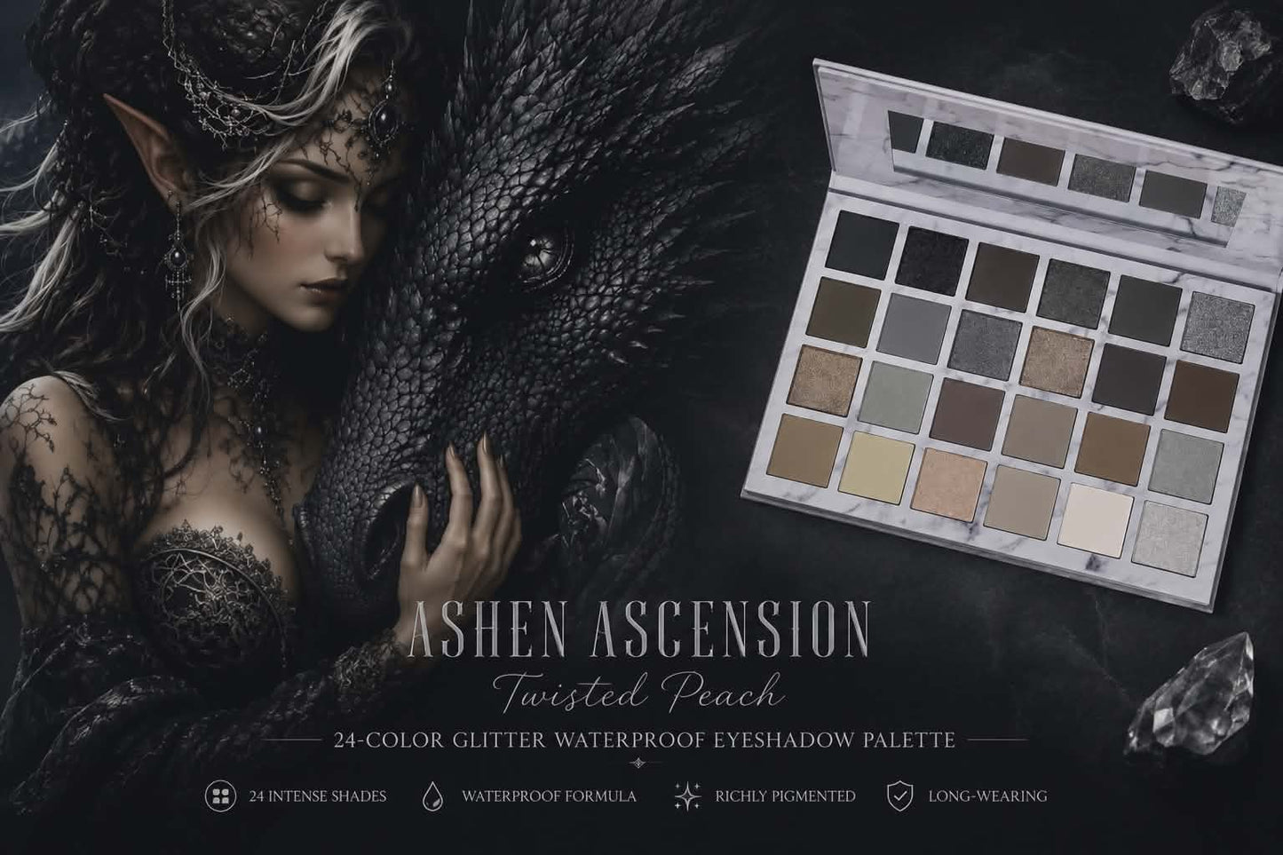 🐉 Ashen Ascension Eyeshadow Palette - Pre-Order