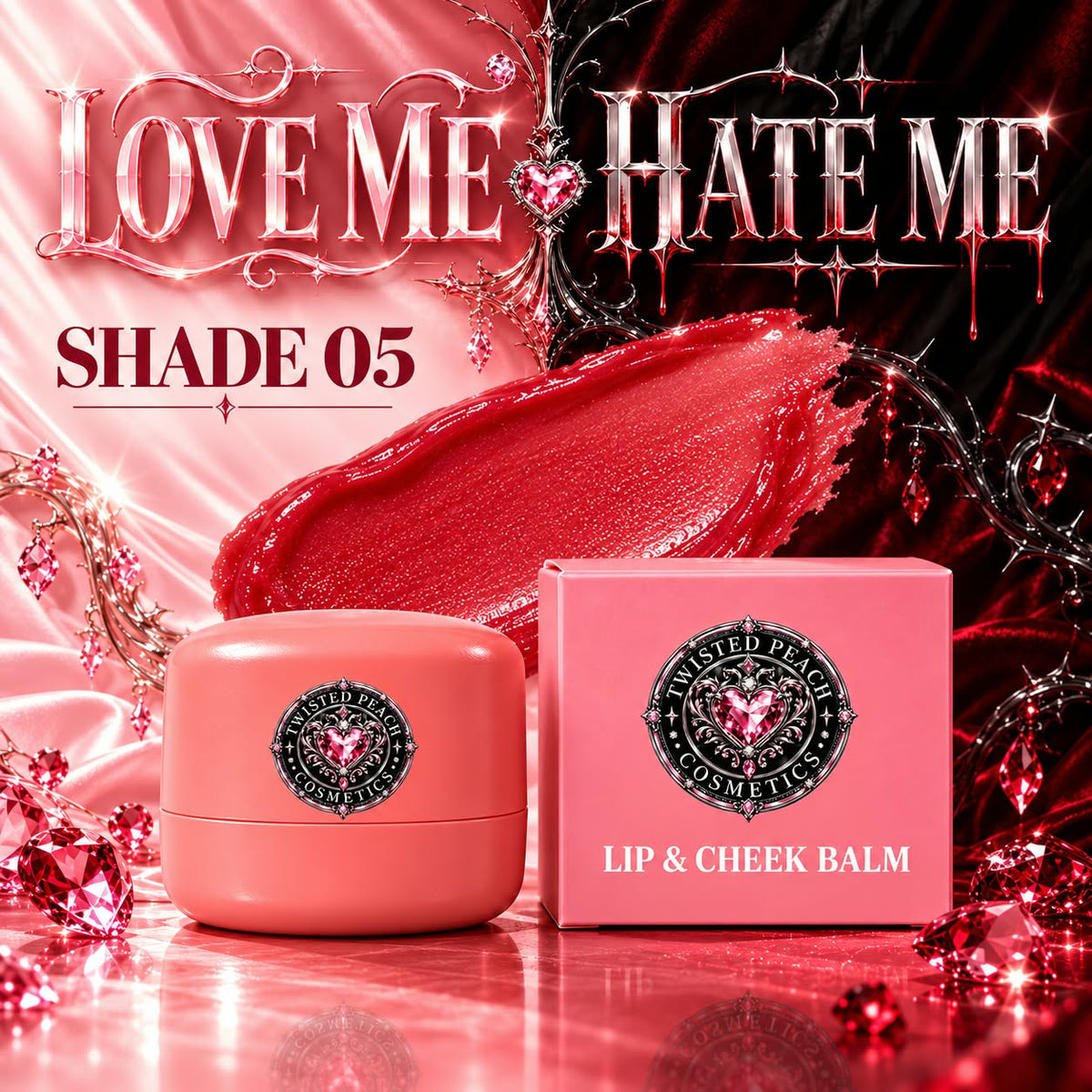 Love Me Hate Me Lip And Cheek Balm- Coming Soon