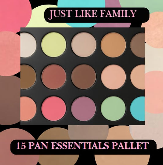 X - 🍑 Just Like Family – 15 Pan Essentials Palette