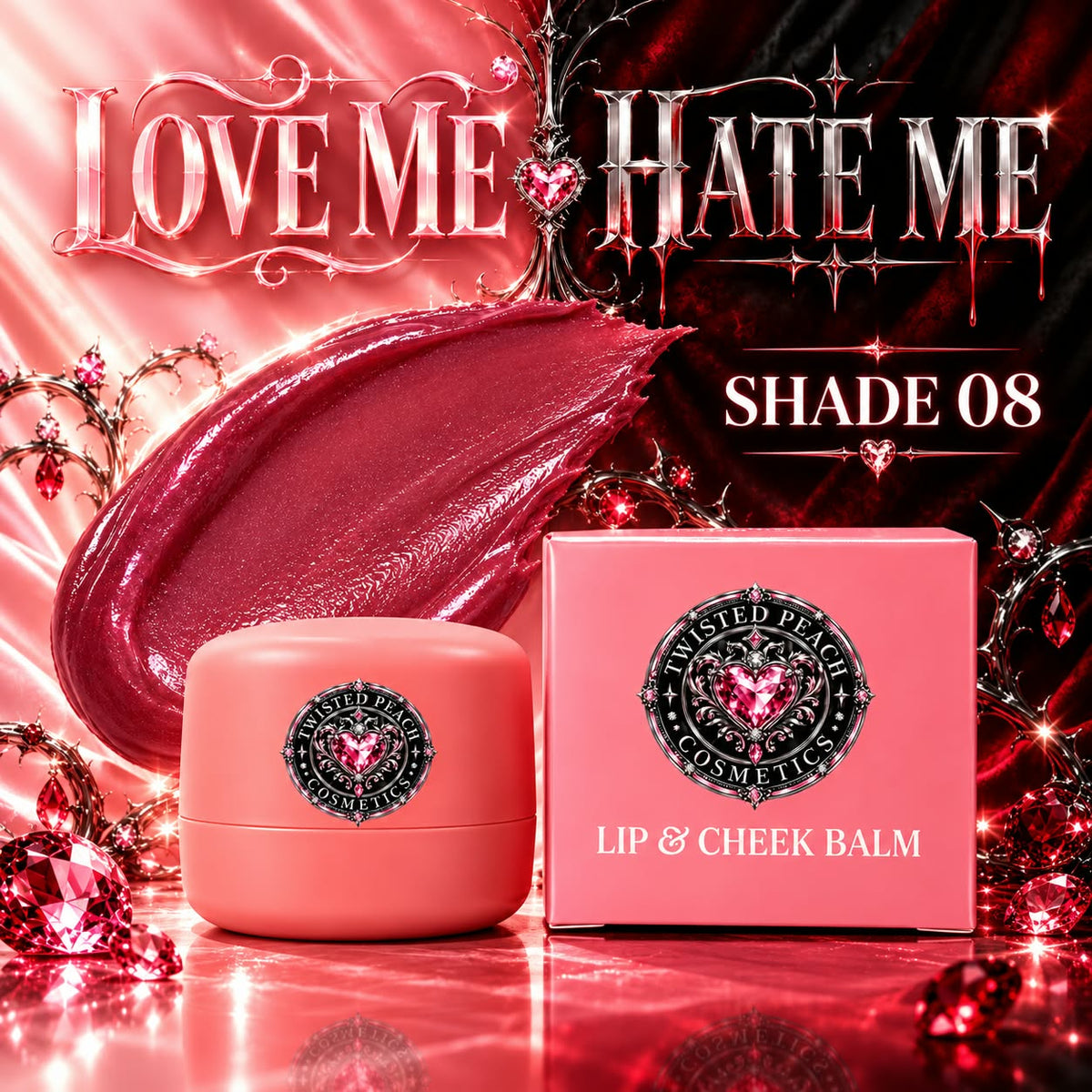 Love Me Hate Me Lip And Cheek Balm- Coming Soon