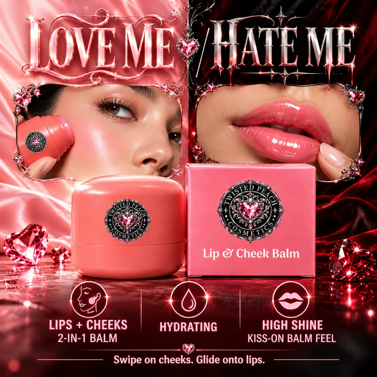 Love Me Hate Me Lip And Cheek Balm- Coming Soon