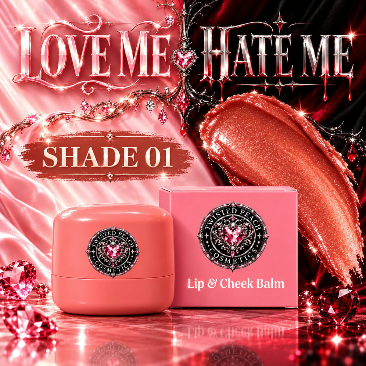 Love Me Hate Me Lip And Cheek Balm- Coming Soon