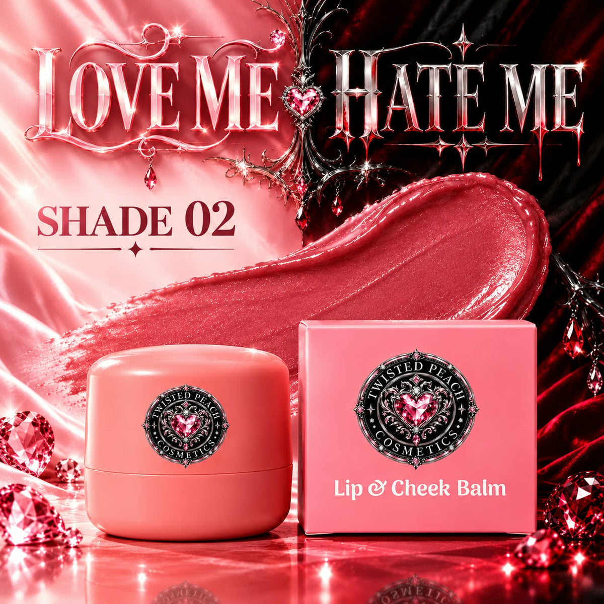 Love Me Hate Me Lip And Cheek Balm- Coming Soon