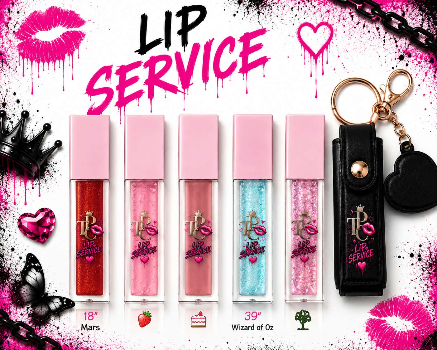 Lip Service Lip Oil Keychains-Coming Soon