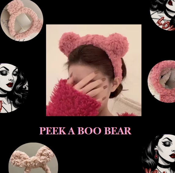 🐻 Peek‑A‑Boo Bear Headbands