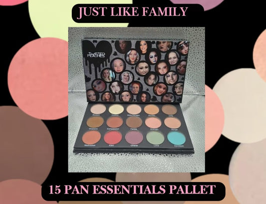 🍑 Just Like Family – 15 Pan Essentials Palette
